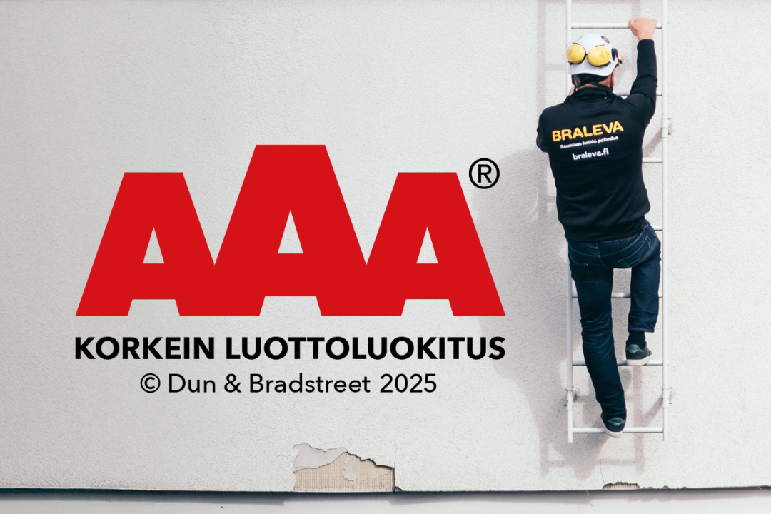 Työasuinen mies kiipeä tikapuita pitkin